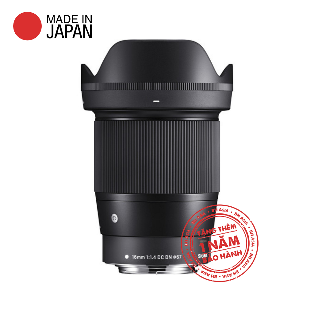 BH Asia - Ống kính Sigma 16mm F1.4 DC DN Contemporary ngàm Fujifilm X