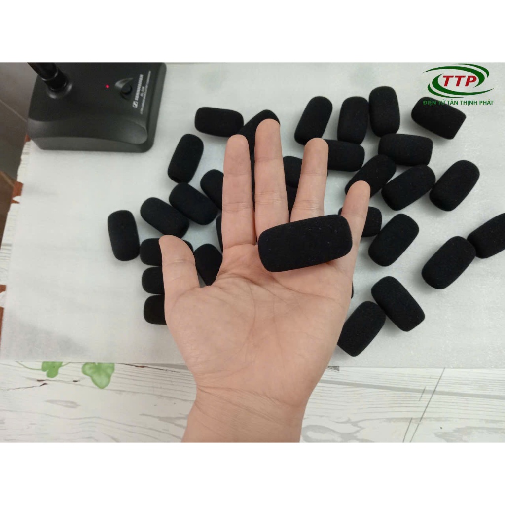 [Nhìu Mẫu]Bông gắn mic hội nghị - bông lọc micro cổ ngỗng - Mút lọc âm cho micro hội nghị - Bông lọc