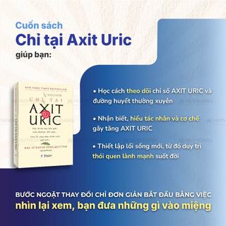 Sách  Chỉ Tại Axit Uric, chăm sóc sức khỏe, sách y học, kiến thức y học, áp dụng thực tế