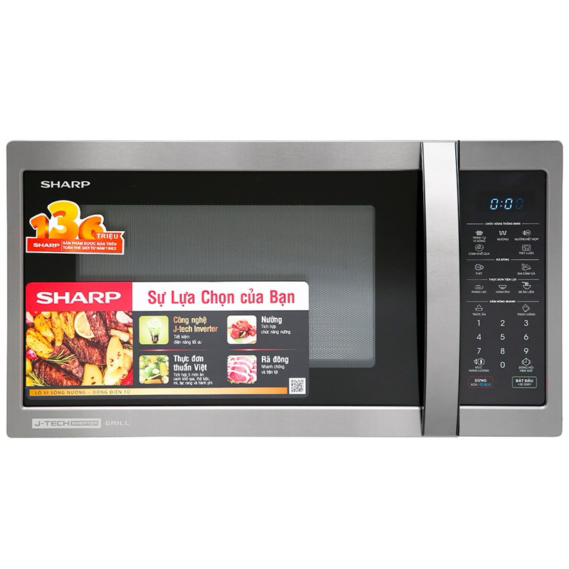 Lò vi sóng có nướng Sharp R-G728XVN-BST 28 lít