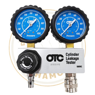 Đồng hồ đo độ kín xylanh động cơ đốt trong OTC, đo kín áp suất buồng đốt, thử kín xy lanh buồng đốt