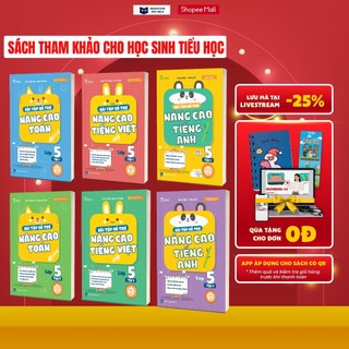  Sách Tham Khảo Lớp 5- Bài Tập Bổ Trợ Nâng Cao Toán Văn và Tiếng Anh 