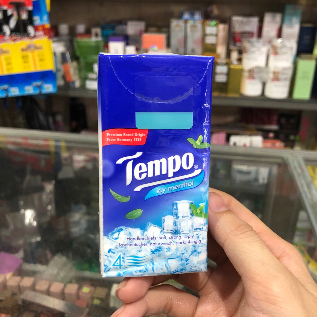 1 bịch khăn giấy Tempo Icy Menthol