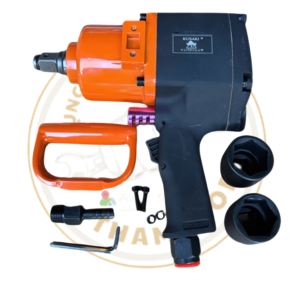 Súng hơi siết mở ốc bulong 3/4 Kusaki 2500N, máy siết bu lông ô tô 3/4, cờ lê khí mở ốc ô tô
