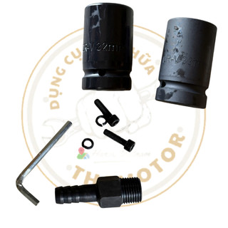 Súng hơi siết mở ốc bulong 3/4 Kusaki 2500N, máy siết bu lông ô tô 3/4, cờ lê khí mở ốc ô tô