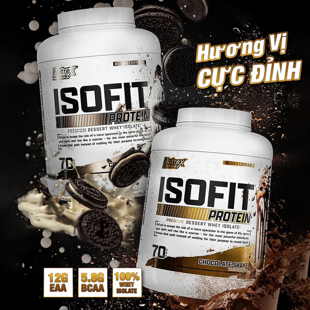 [ Xả Kho ] NUTREX ISOFIT 5LBS - Sữa Dinh Dưỡng Tăng Cơ Cao Cấp