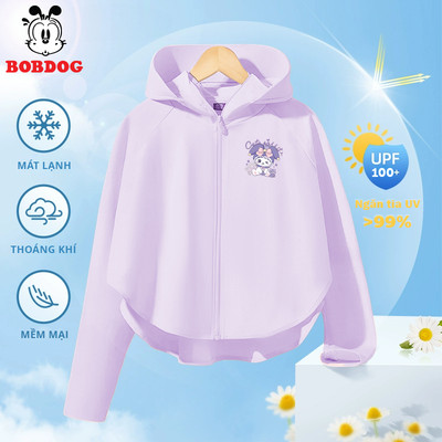 Áo chống nắng cho bé Bobdog chất liệu vải lạnh thoáng mát in hình cute cho bé
