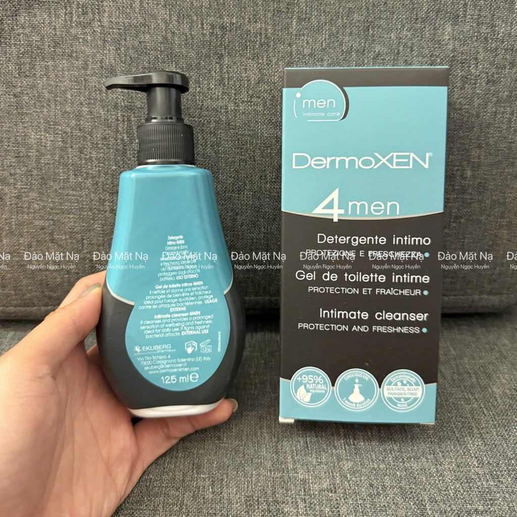 (ĐMN) Dermoxen - 4men Italy dung dịch vệ sinh cho nam chai 125ml