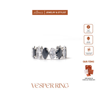 Nhẫn nữ Vesper Ring Jesmee đính đá marquise cá tính sang trọng R3553