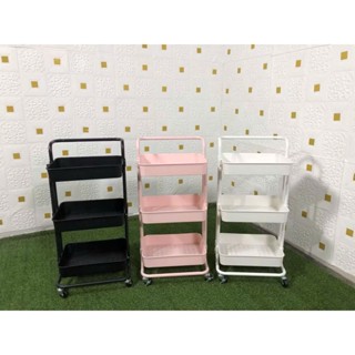  kệ đẩy 3 tầng đa năng BBC Việt Nam dòng cao cấp chịu lực 100kg dễ dàng lắp đặt bằng khớp tặng kèm móc treo 