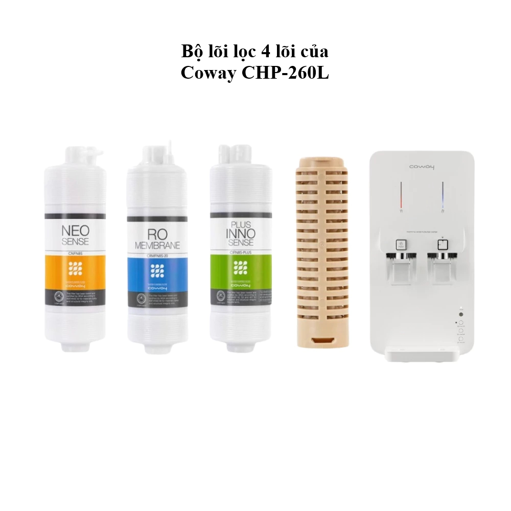 Bộ lõi lọc (4 lõi) máy lọc nước Coway CHP-260L