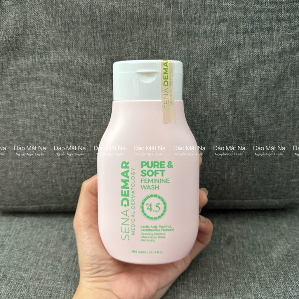 (ĐMN) Senademar - Dung dịch vệ sinh phụ nữ SenaDemar Giúp Khử Mùi, Dưỡng Ẩm, Tăng Đàn Hồi Cho Da PH 