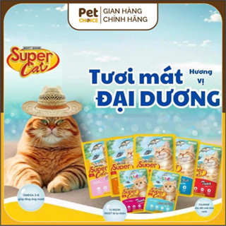 [Chính hãng] Pate SuperCat cho mèo mọi lứa tuổi gói 85g và 400g tiện lợi, đa dạng hương vị dinh dưỡng