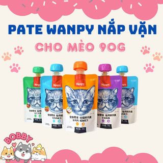Súp Thưởng Wanpy Nắp Vặn 90g cho mèo - Tiện Lợi, Ngon Lành, Dễ Dùng.