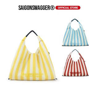 Túi Xách Hobo Canvas Kẻ Sọc SAIGONSWAGGER® STRIPE HOBO BAG