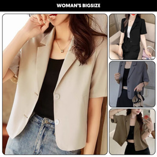 Áo Vest Croptop Nữ Ngắn Tay Áo khoác Blazer nữ Chất Tuyết Mưa Cao Cấp AK07 Thiết Kế Tay Lỡ Dáng ngắn Phong Cách Hàn Quốc