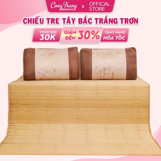 Chiếu Trúc Tre Tây Bắc CongTrang Bedding Gấp Đôi, Chiếu tre chất liệu tự nhiên loại đẹp Mát Lạnh - Đủ Kích Thước