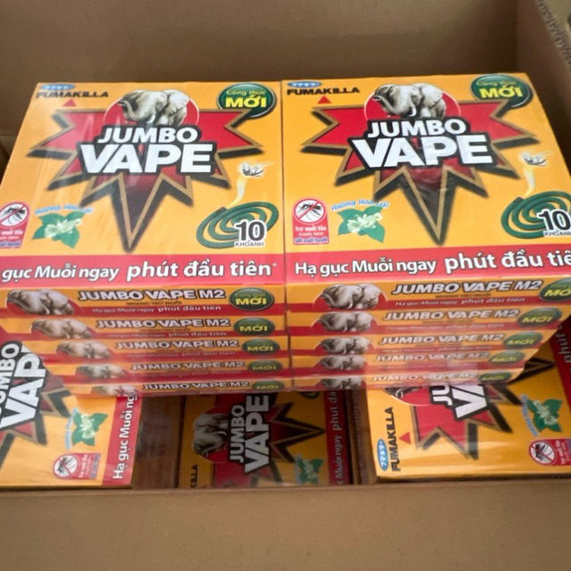 1 lốc 10 hộp nhang muỗi jumbo đuổi muỗi hiệu quả