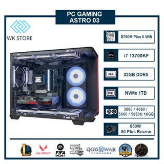  Thùng PC Astro 03 | i7 13700KF 32GB DDR5 VGA RTX 3060 4060 5060 5060 Ti  Mới BH 36T  