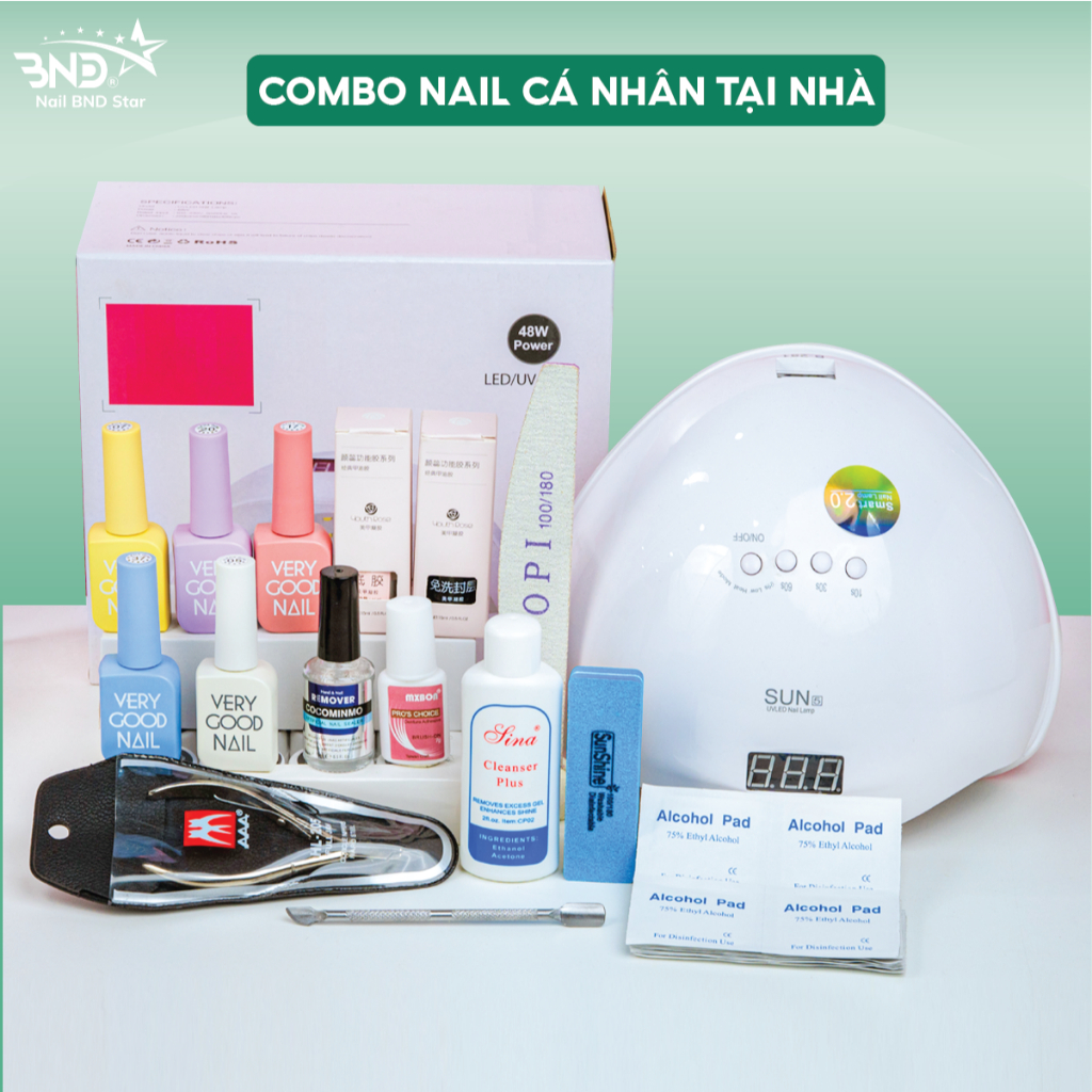  Combo nail cá nhân tại nhà - Bộ dụng cụ 16 món làm nail cá nhân cơ bản NAILBND 
