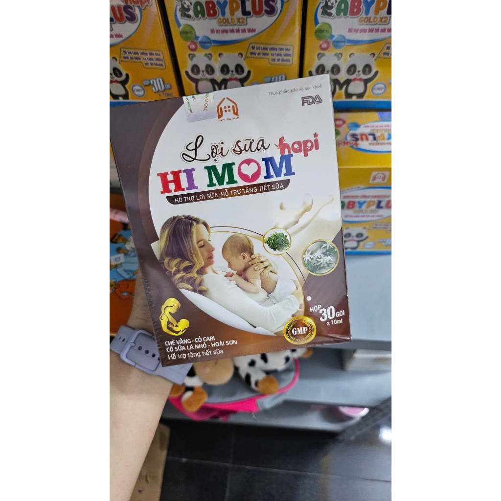  Lợi sữa Himom chính hãng hộp 30 gói Hi Mom 