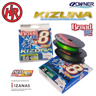 Dây Pe Câu Lure X8 KIZUNA CHÍNH HÃNG siêu mịn sợi nhỏ chính hãng Nhật Bản