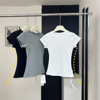 Áo Thun Nữ Ngắn Tay Cổ Tròn Basic Dáng Ôm Body Phong Cách Trẻ Trung Thời Trang Talene TOP NU 142V2