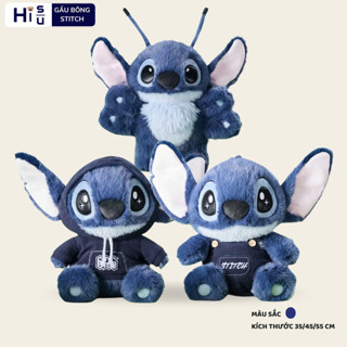[ MẪU MỚI 2025 ] Gấu bông stitch phối quần áo đáng yêu chất liệu lông thỏ dài cao cấp làm quà tặng cho bé, bạn trai