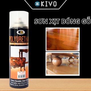  Đánh Bóng Đồ Gỗ PU Bosny NO1900  Pledge CHÍNH HÃNG - Đánh Bóng Gỗ Nhập Khẩu - Sơn Xịt Bóng Gỗ-KIVO 