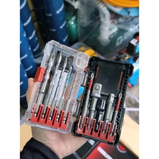  Bộ 10 mũi đa năng AMaxtools CBK8 kích thước 3-10mm chuôi lục giác 1 4 inch Mũi bắn vít PH2 đầu chuyển bulong 