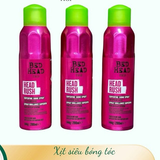 Xịt siêu bóng BED HEAD TIGI HEAD RUSH 200ML