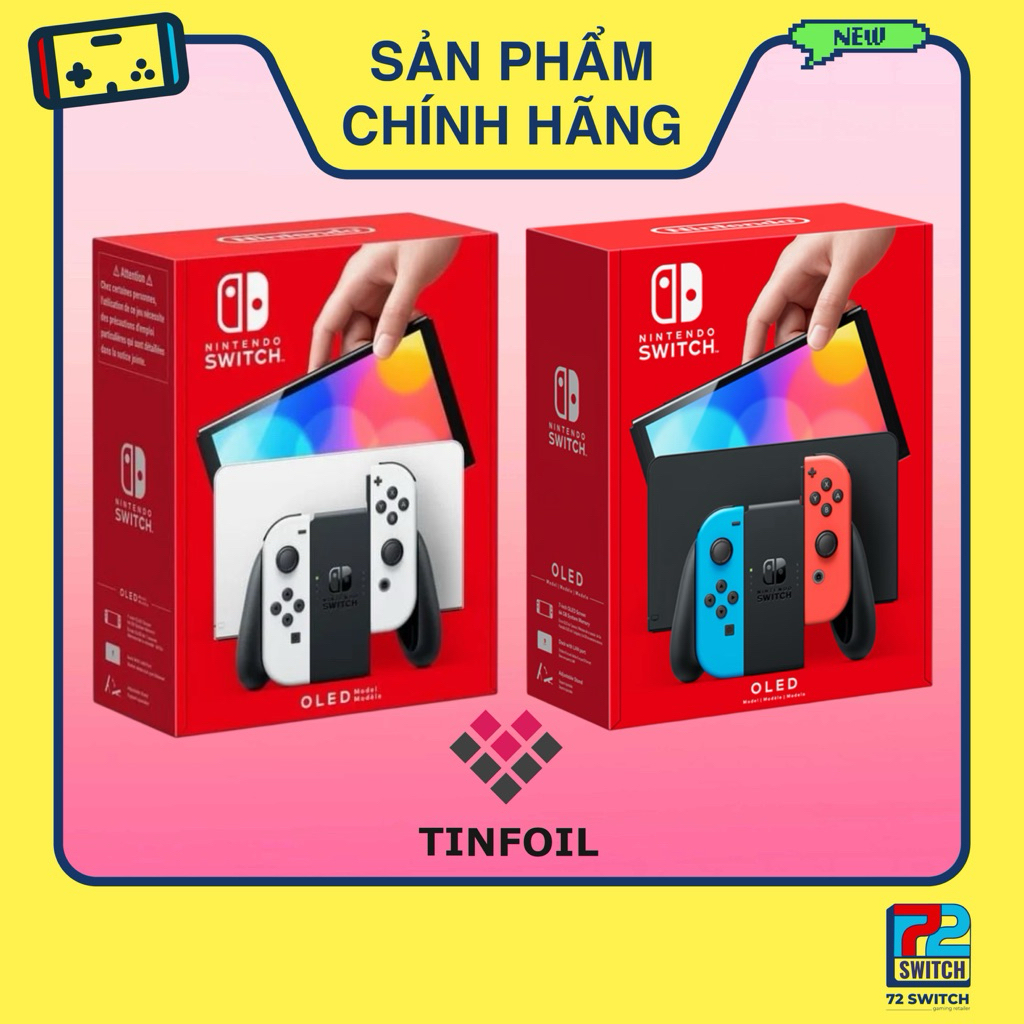 Máy chơi game Nintendo Switch Oled hắc