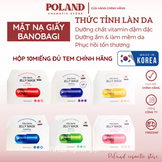 [Hộp 10miếng] Mặt Nạ BNBG Vita Genic Mask Giấy Dưỡng Da Banobagi Cấp Ẩm Dưỡng Trắng, Cung Cấp Vitamin Hàn Quốc