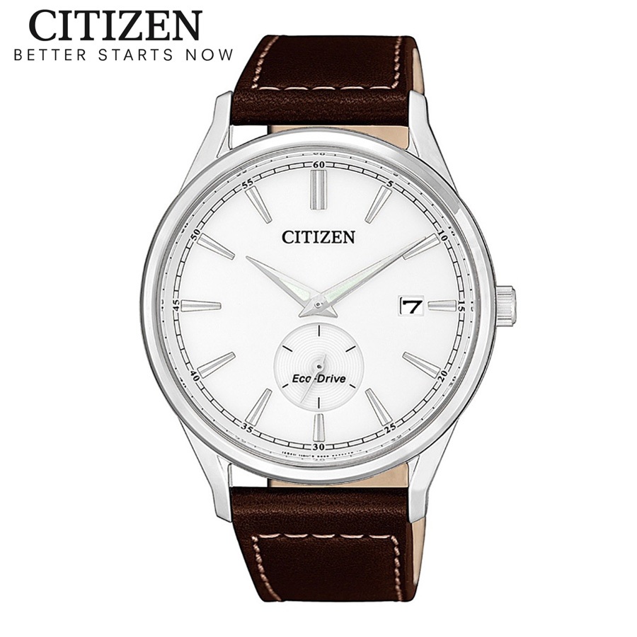 Đồng Hồ Nam Citizen Eco-Drive Dây Da BV1119-14A - Măt Trắng (40mm)