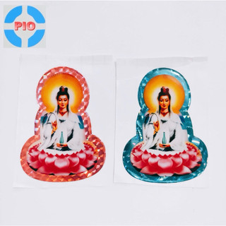 (Combo 2 tem) Tem Nổi Mẹ Quan Âm Phản Quang (Màu Ngẫu Nhiên)