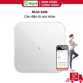 Cân điện tử sức khỏe Mijia S200 có kết nối Xiaomi Home APP và Bluetooth đo 4 chỉ số Cơ Thể
