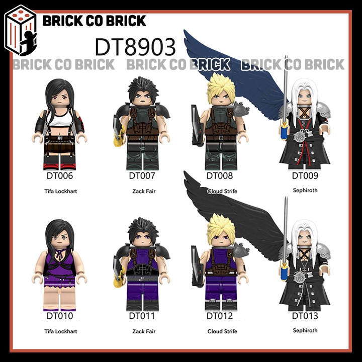 Mô hình Nhân vật Game Huyền Thoại Cuối Cùng Final Fantasy Mô hình Nhân vật Phim Final Fantasy DT8903