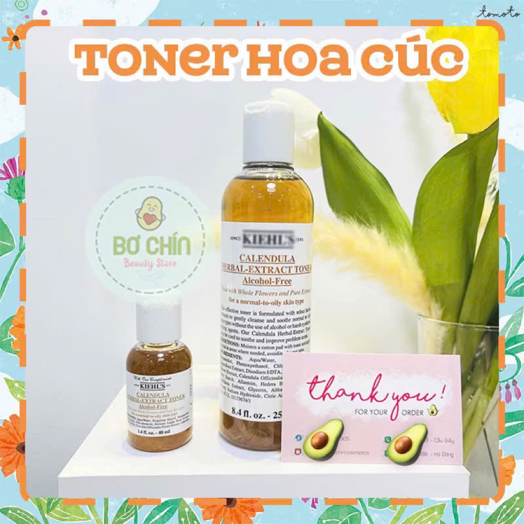 Toner Hoa Cúc Calendula Herbal Extract Toner