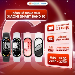 [MỞ BÁN] Vòng đeo tay thông minh Xiaomi Mi Band 9/ Band 10 - Thời lượng pin lên tới 21 ngày