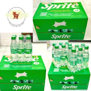  Thùng 24 Chai Nước Ngọt Giải Khát Có Gas Sprite Vị Chanh 300ml Chai 