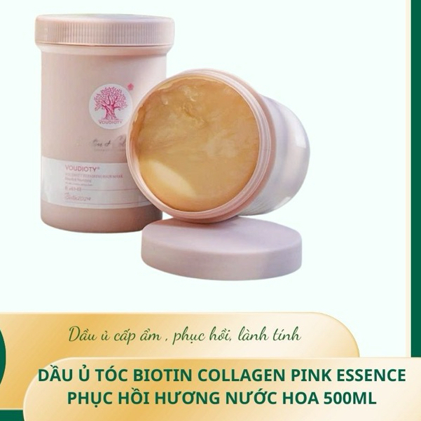 Hấp biotin Collagen hồng pink 500ml