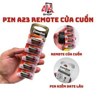 Pin remote cửa cuốn A23 23A 12V hàng Camelion dạng pin kiềm dùng lâu hết