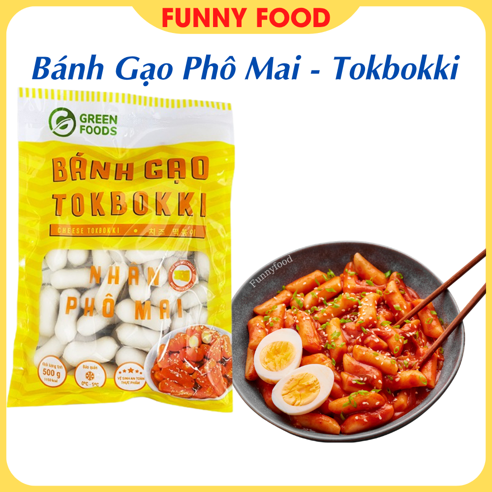 Bánh Gạo Phô Mai – Bánh Gạo Hàn Quốc – Vừa Dẻo Vừa Dai – Tokbokki – Funnyfood