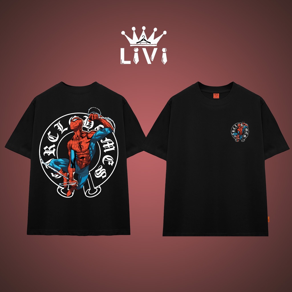 Áo Thun Circle Web Warrior Cotton Cao Cấp Form Rộng KN03 - LiVi Tee