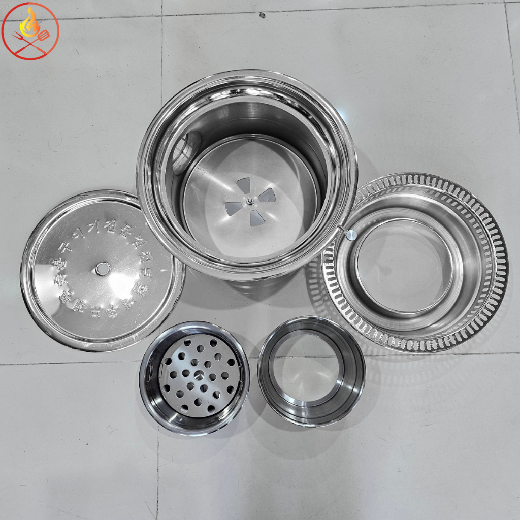 Bếp Nướng Than Hoa Hút Khói Âm Bàn