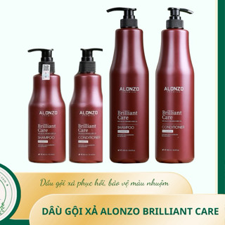  DẦU GỘI VÀ DẦU XẢ ALONZO BRILLIANT CHĂM SÓC TÓC NHUỘM 300ml 1000ML 