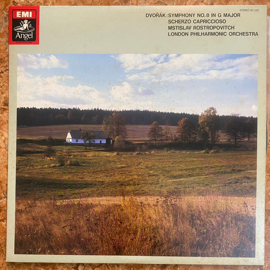 ĐĨA THAN - DVORAK - SYMPHONY NÓ.8 IN G MAJOR & SCHERZO ROSTROPOVITCH Nhạc trưởng MISTISLAV ROSTROPOV