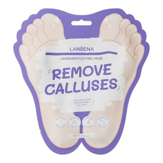 Mặt Nạ Chân Lanbena Làm Mờ Nếp Nhăn Lavender Foot Peel Mask 1 Đôi