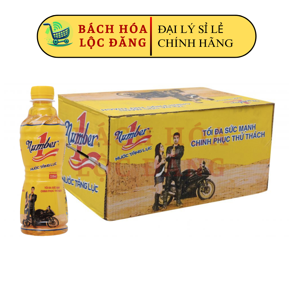 Nước tăng lực Number 1 - Lốc 6 Chai - Thùng 4 Lốc