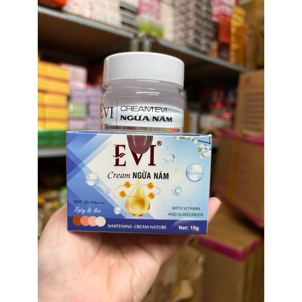(Mẫu mới) Kem Evi ngừa nám 15g
